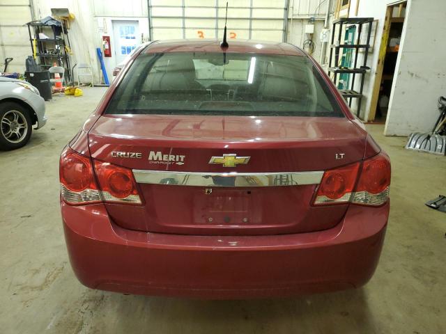 1G1PE5SBXD7160288 - 2013 CHEVROLET CRUZE LT RED photo 6