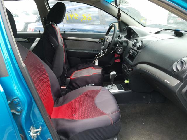 KL1TD66E49B343314 - 2009 CHEVROLET AVEO LS  ფოტო 5