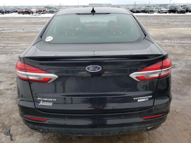 3FA6P0D91LR181098 - 2020 FORD FUSION TITANIUM BLACK photo 6