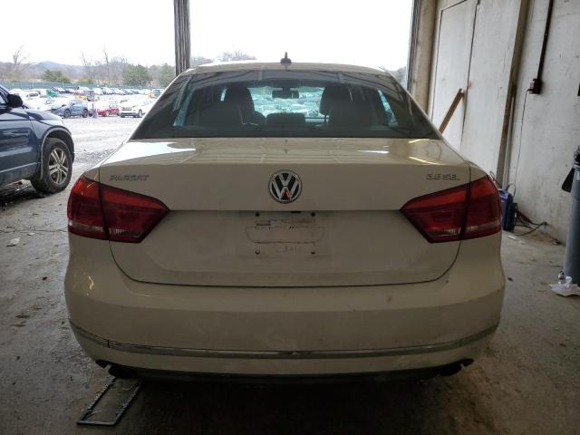 1VWCM7A31DC062785 - 2013 VOLKSWAGEN PASSAT SEL WHITE photo 6