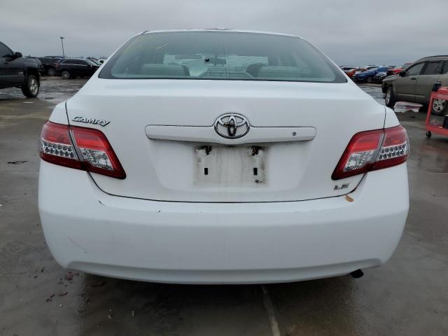 4T1BF3EK7BU760453 - 2011 TOYOTA CAMRY BASE WHITE photo 6