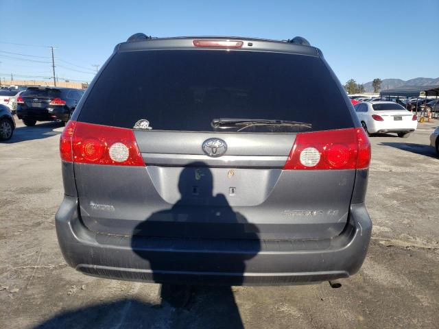 5TDZK23C78S213474 - 2008 TOYOTA SIENNA CE GRAY photo 6