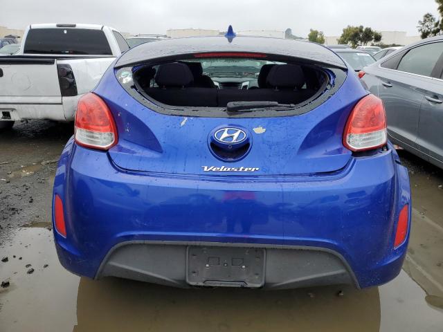 KMHTC6AD6FU225089 - 2015 HYUNDAI VELOSTER BLUE photo 6