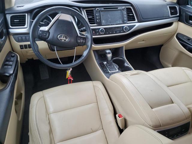 5TDJKRFH3GS347233 - 2016 TOYOTA HIGHLANDER XLE BLUE photo 8