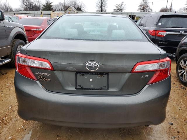 4T4BF1FK8CR230339 - 2012 TOYOTA CAMRY BASE GRAY photo 6