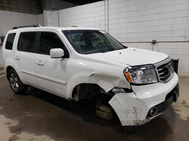 5FNYF4H58EB021518 - 2014 HONDA PILOT EXL WHITE photo 4