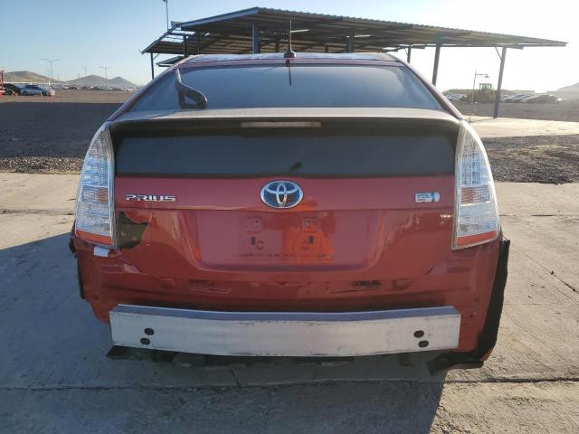 JTDKN3DU0A1312405 - 2010 TOYOTA PRIUS RED photo 6