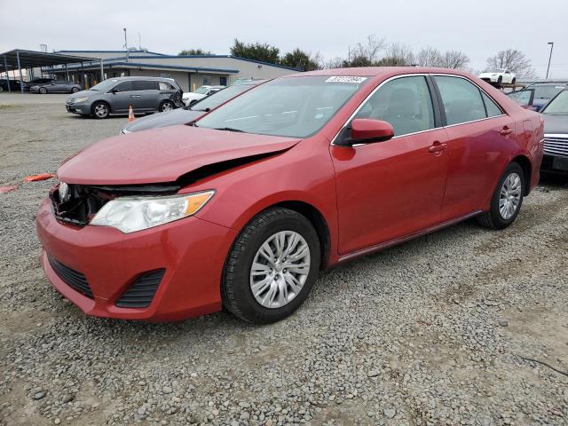 4T4BF1FK0ER397359 - 2014 TOYOTA CAMRY L RED photo 1