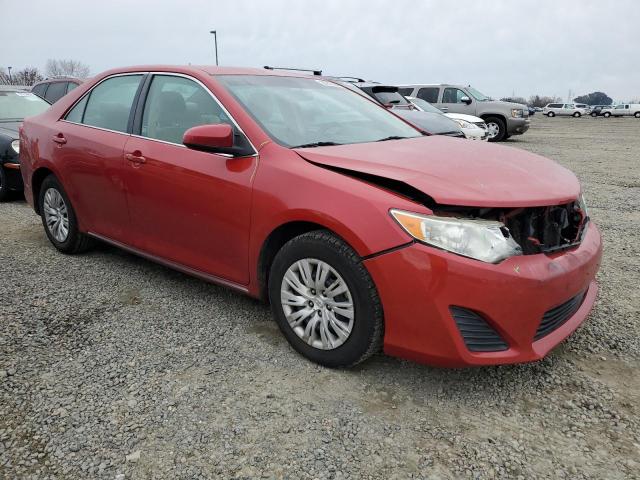 4T4BF1FK0ER397359 - 2014 TOYOTA CAMRY L RED photo 4