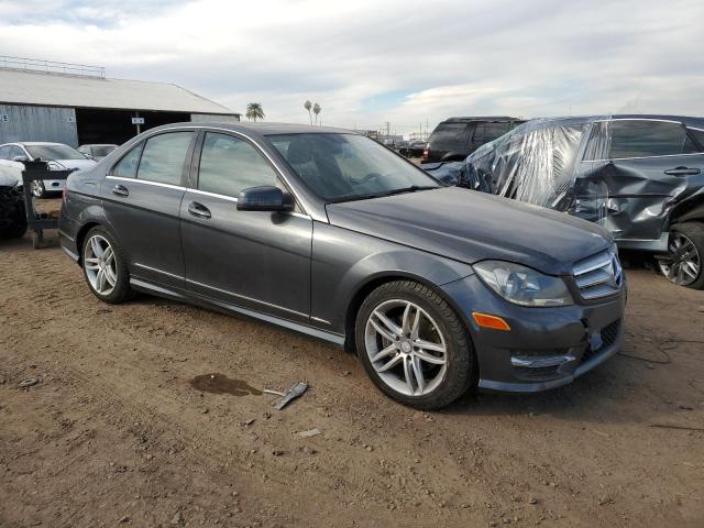 WDDGF4HB3ER303518 - 2014 MERCEDES-BENZ C 250 GRAY photo 4