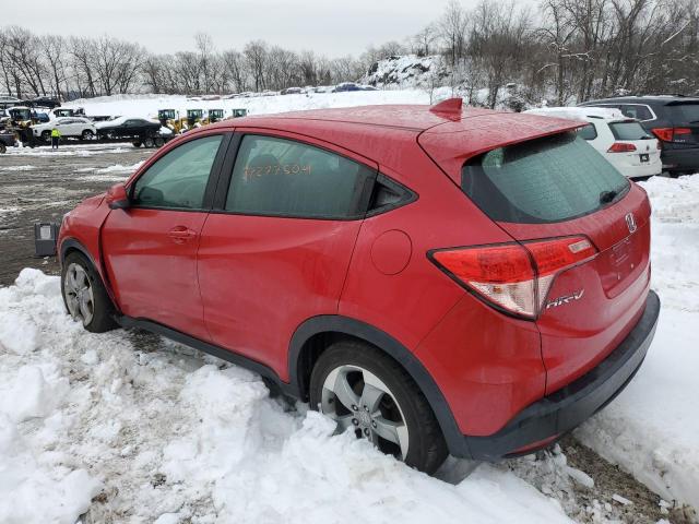 3CZRU6H34JG700379 - 2018 HONDA HR-V LX RED photo 2