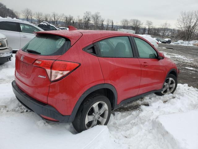 3CZRU6H34JG700379 - 2018 HONDA HR-V LX RED photo 3