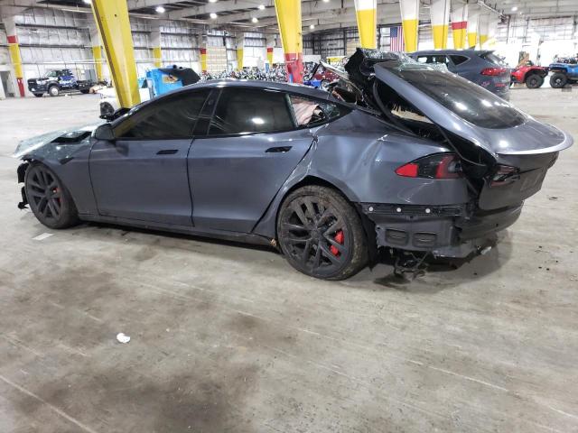 5YJSA1E60MF437982 - 2021 TESLA MODEL S Մոխրագույն լուսանկար 2