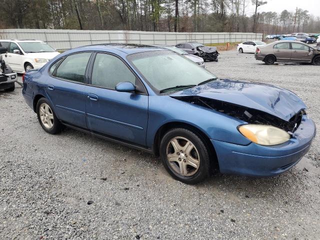 1FAHP56S12G278345 - 2002 FORD TAURUS SEL BLUE photo 4