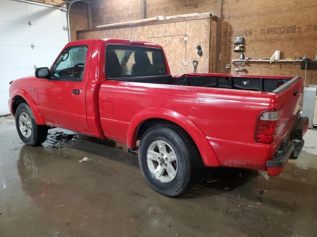 1FTYR11U74PB34517 - 2004 FORD RANGER RED photo 2