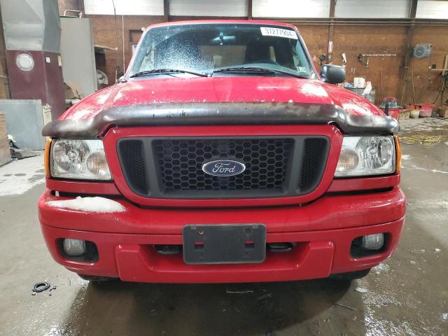 1FTYR11U74PB34517 - 2004 FORD RANGER RED photo 5