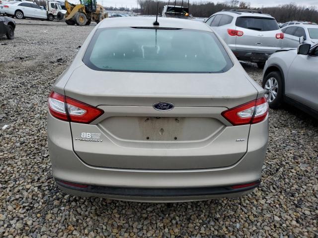 3FA6P0H72GR105856 - 2016 FORD FUSION SE GOLD photo 6