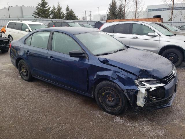3VW2K7AJ9DM375422 - 2013 VOLKSWAGEN JETTA BASE BLUE photo 4