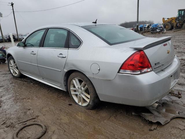 2G1WC5E38D1112338 - 2013 CHEVROLET IMPALA LTZ SILVER photo 2