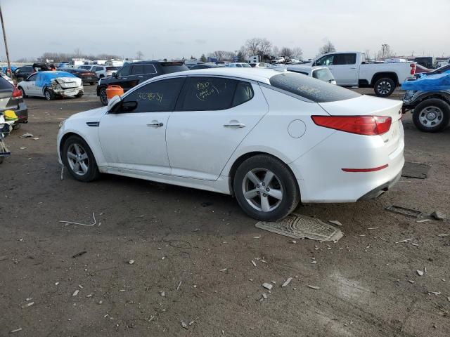 KNAGM4A75E5488830 - 2014 KIA OPTIMA LX WHITE photo 2