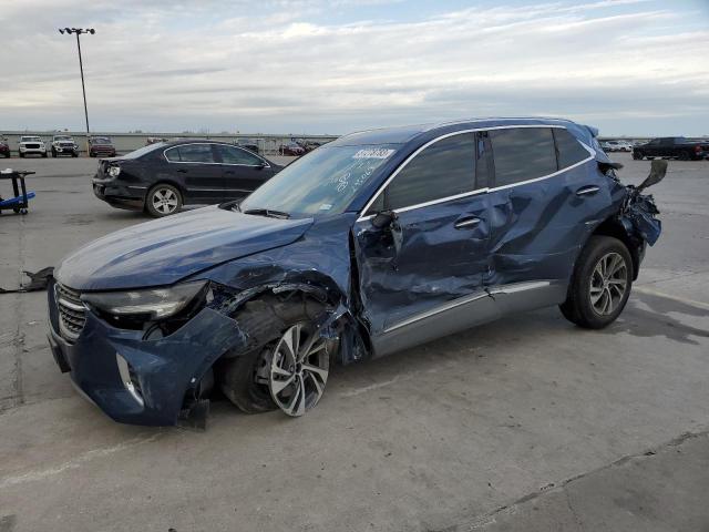 LRBFZNR42ND051291 - 2022 BUICK ENVISION ESSENCE ლურჯი ფოტო 1