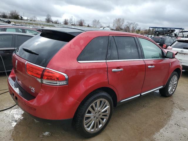 2LMDJ8JK4BBJ09365 - 2011 LINCOLN MKX RED photo 3