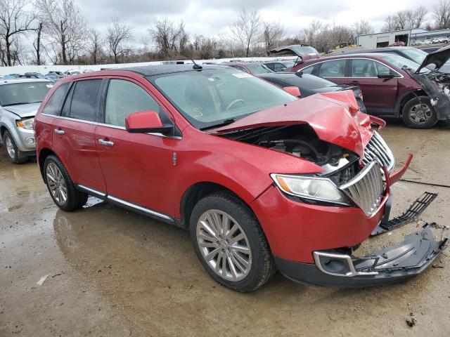 2LMDJ8JK4BBJ09365 - 2011 LINCOLN MKX RED photo 4