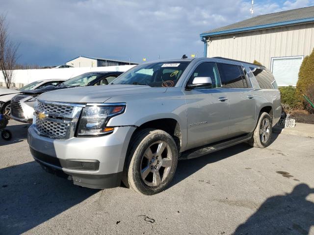 1GNSKJKC6FR211652 - 2015 CHEVROLET SUBURBAN K1500 LT SILVER photo 1