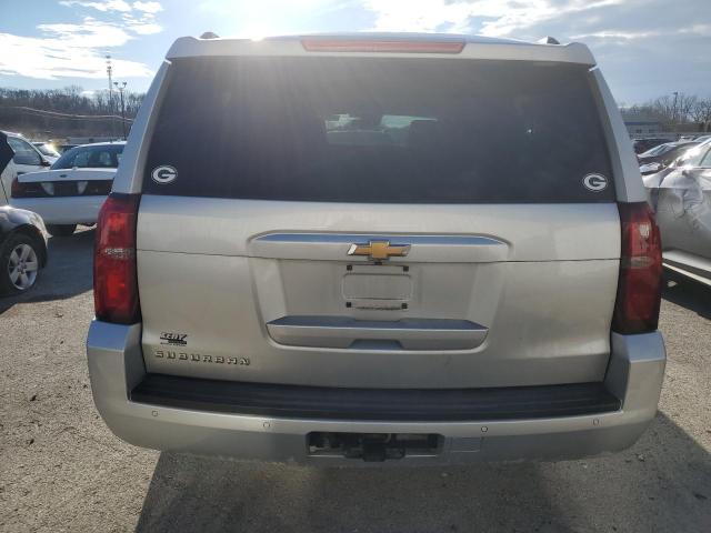 1GNSKJKC6FR211652 - 2015 CHEVROLET SUBURBAN K1500 LT SILVER photo 6