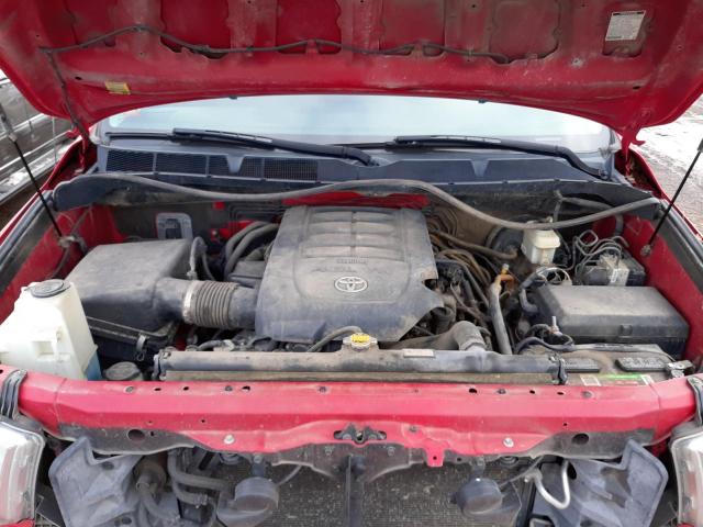 5TFUM5F10CX038164 - 2012 TOYOTA TUNDRA DOUBLE CAB SR5 RED photo 11