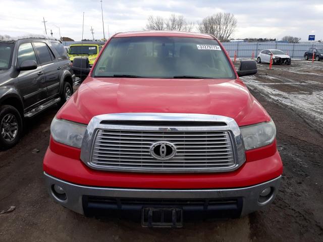 5TFUM5F10CX038164 - 2012 TOYOTA TUNDRA DOUBLE CAB SR5 RED photo 5