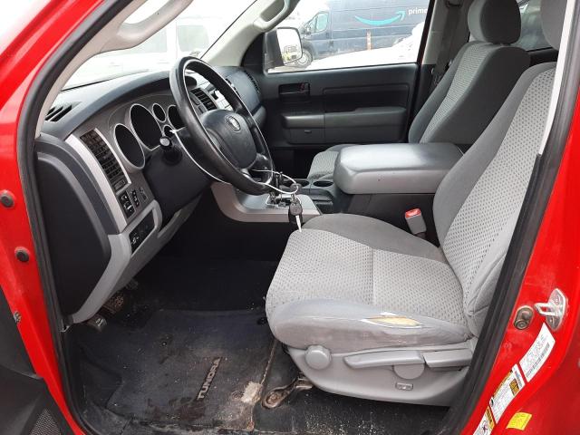 5TFUM5F10CX038164 - 2012 TOYOTA TUNDRA DOUBLE CAB SR5 RED photo 7