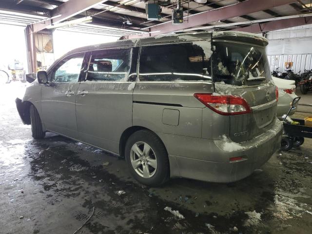 JN8AE2KP6D9060415 - 2013 NISSAN QUEST S SILVER photo 2