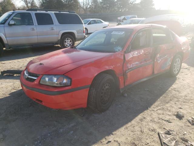 2G1WF55E619121951 - 2001 CHEVROLET IMPALA RED photo 1