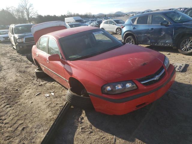 2G1WF55E619121951 - 2001 CHEVROLET IMPALA RED photo 4