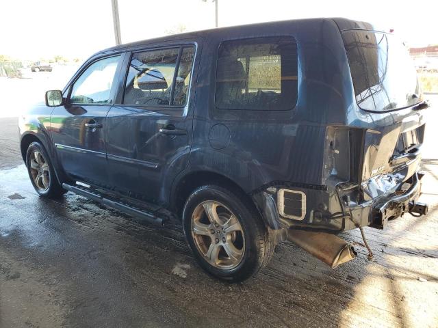 5FNYF4H64CB043070 - 2012 HONDA PILOT EXL BLUE photo 2