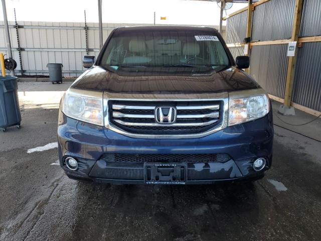 5FNYF4H64CB043070 - 2012 HONDA PILOT EXL BLUE photo 5