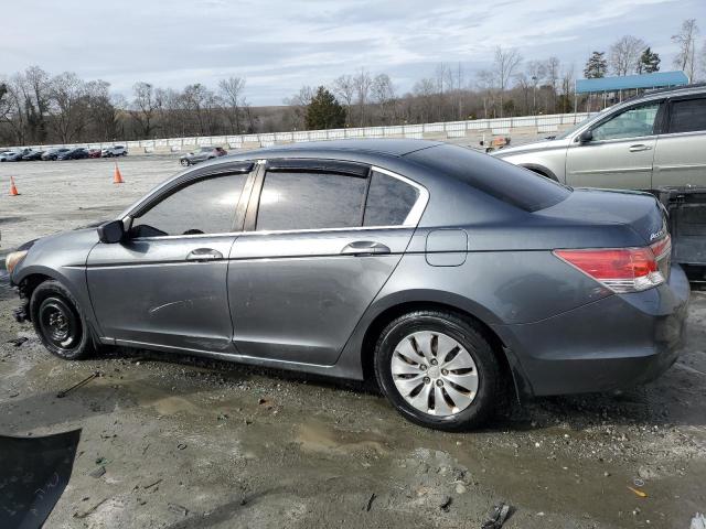 1HGCP2F31BA125058 - 2011 HONDA ACCORD LX GRAY photo 2