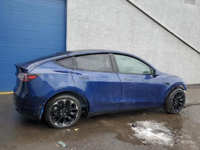 7SAYGDEE2NF481200 - 2022 TESLA MODEL Y BLUE photo 3