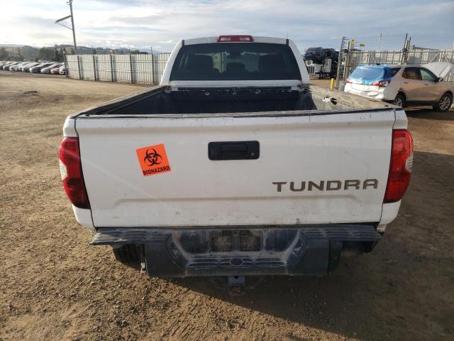 5TFTY5F1XGX009308 - 2016 TOYOTA TUNDRA DOUBLE CAB SR/SR5 WHITE photo 6