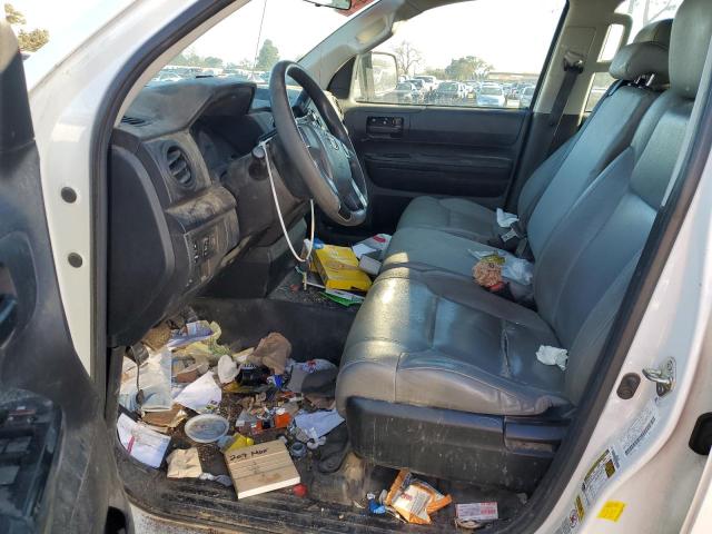 5TFTY5F1XGX009308 - 2016 TOYOTA TUNDRA DOUBLE CAB SR/SR5 WHITE photo 7