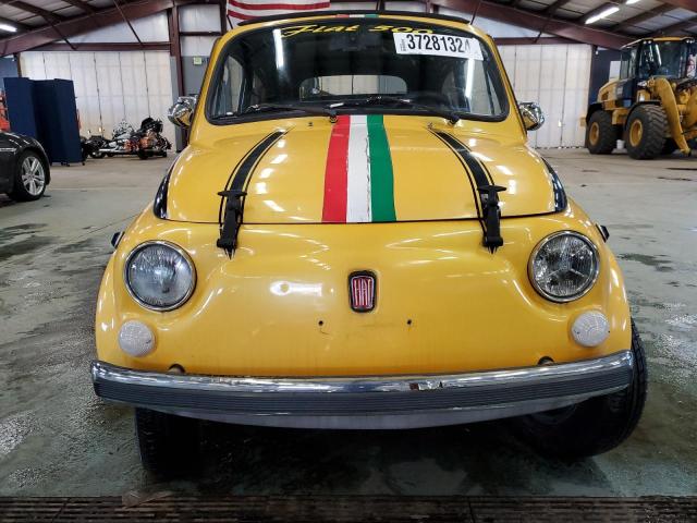 110F2484234 - 1970 FIAT 500L YELLOW photo 5