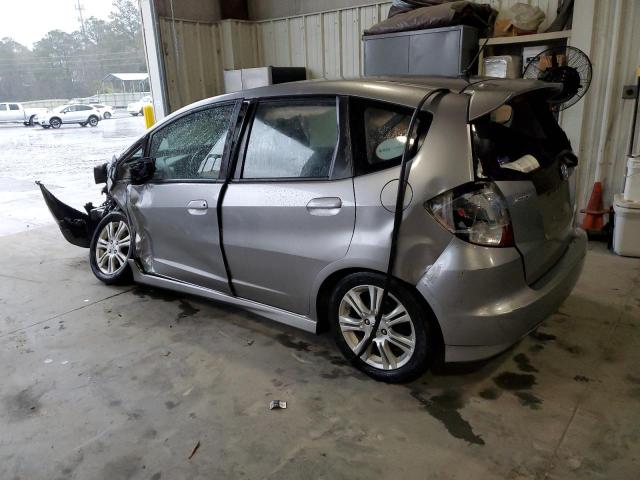 JHMGE8G47AC004133 - 2010 HONDA FIT SPORT SILVER photo 2