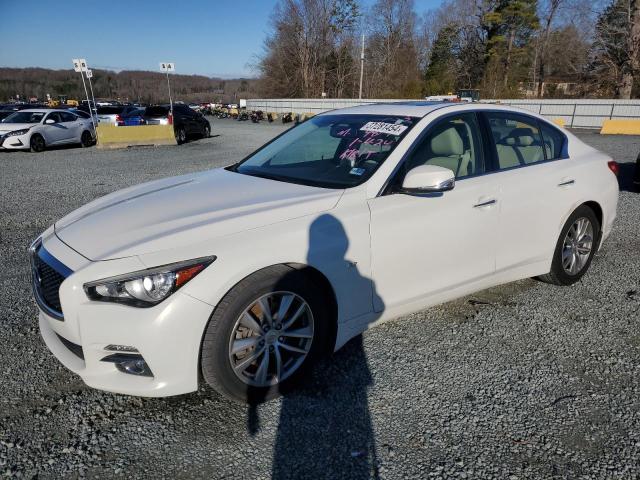 JN1BV7AP3EM679814 - 2014 INFINITI Q50 BASE WHITE photo 1