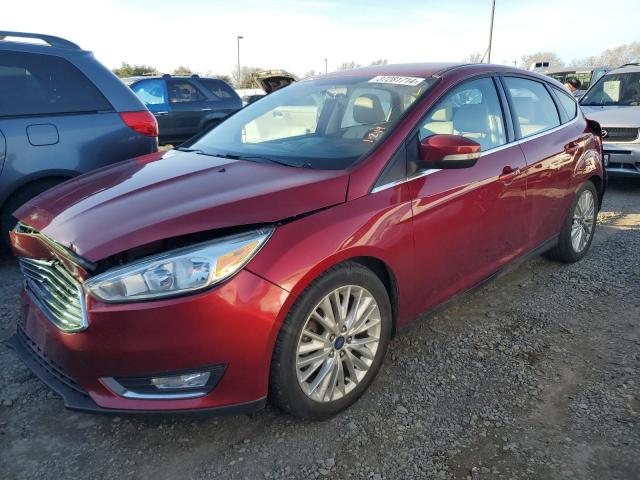 1FADP3N20FL241689 - 2015 FORD FOCUS TITANIUM RED photo 1