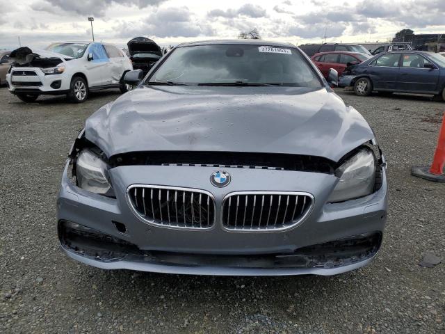 WBALX3C53CDV77214 - 2012 BMW 650 I GRAY photo 5