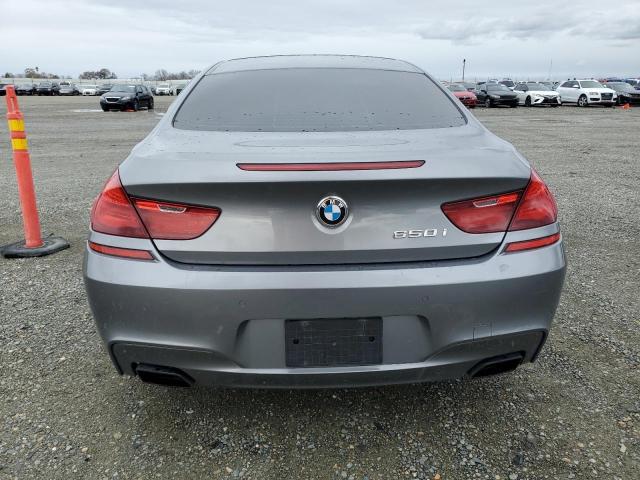 WBALX3C53CDV77214 - 2012 BMW 650 I GRAY photo 6