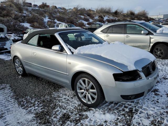 WAUAT48H23K014081 - 2003 AUDI A4 3.0 CABRIOLET SILVER photo 4