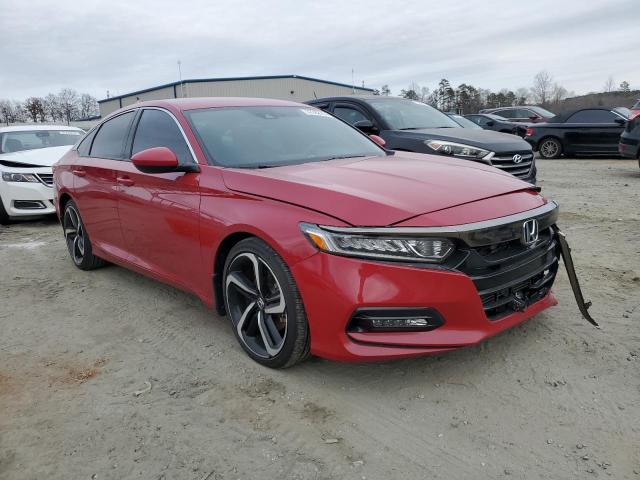 1HGCV1F39LA144281 - 2020 HONDA ACCORD SPORT RED photo 4