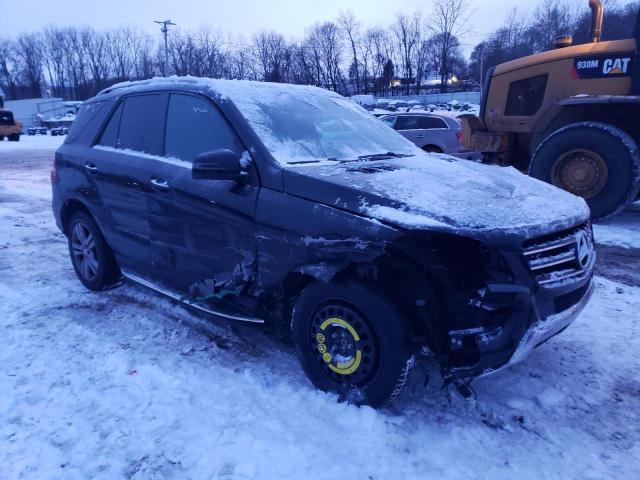 4JGDA5HB9FA617395 - 2015 MERCEDES-BENZ ML 350 4MATIC BLACK photo 4